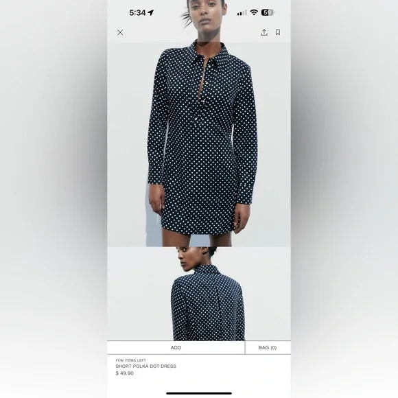 NWT ZARA DRESS - Picture 3 of 5